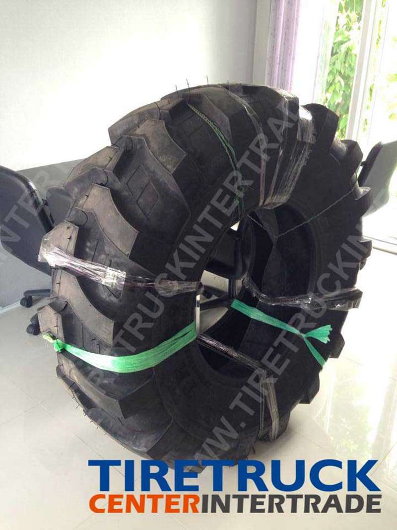 ลูกค้าลำพูนสั่งยางรถตัก 18.4-24 BKT 1 เส้น พร้อมยา...